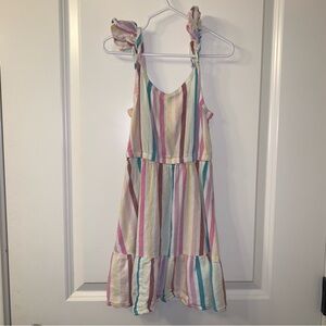 EUC Jumping Beans Size 5 Striped Dress